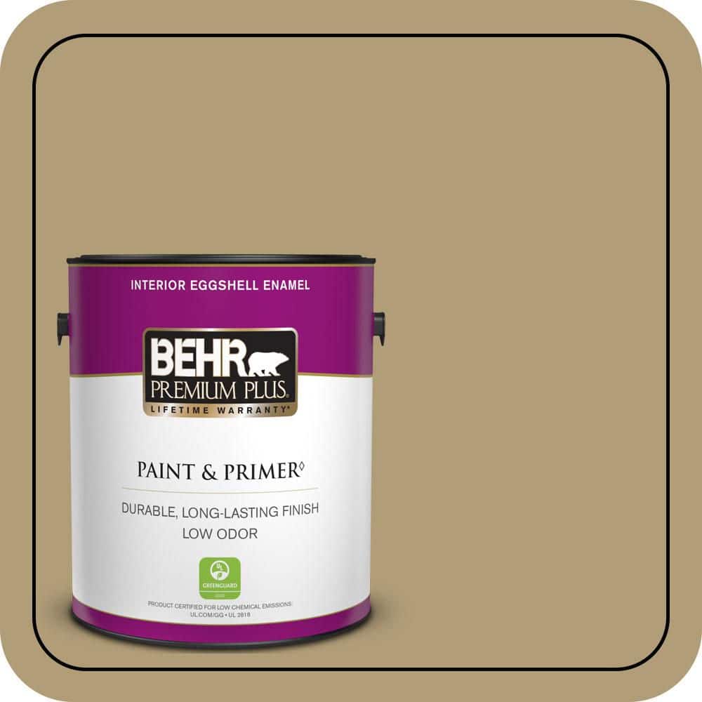 1 gal. #S320-5 Ginger Tea Eggshell Enamel Low Odor Interior Paint & Primer price history on PriceWatchPro