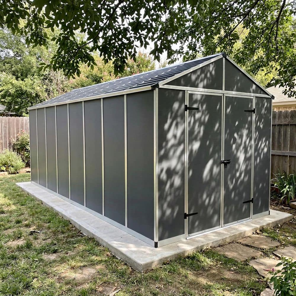 CANOPIA by PALRAM Rubicon 8 ft. W x 20 ft. D Resin Plastic Outdoor