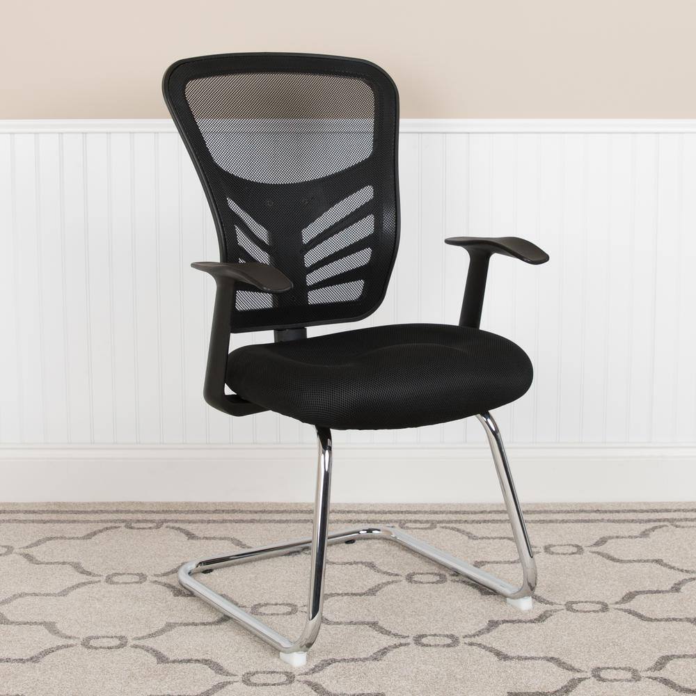 Black Mesh Side Chair - Thumbnail 2