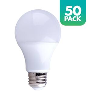 40-Watt Equivalent A19 Dimmable LED Light Bulb, 2700K Soft White, 50-pack