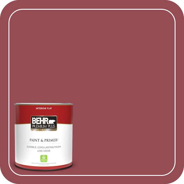 BEHR PREMIUM PLUS 1 qt. #PPU1-11 Crantini Flat Low Odor Interior Paint & Primer