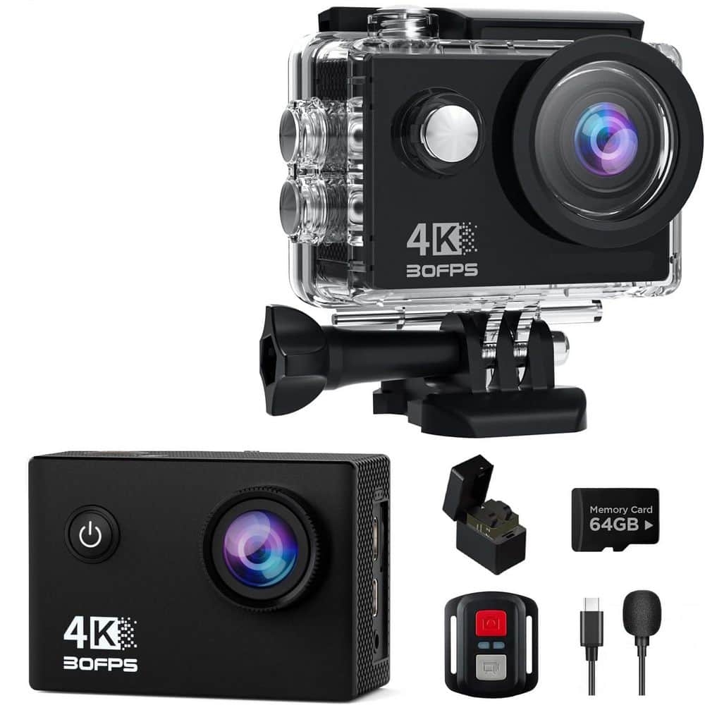 4K Action Cam: Waterproof 131 ft. WiFi, 64GB price history on PriceWatchPro