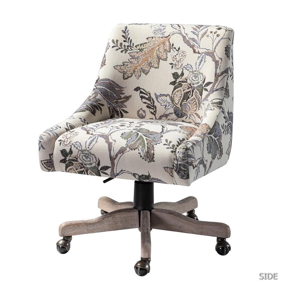 printed fabric desk chair