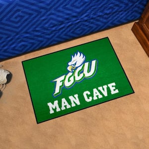 Florida Gulf Coast Eagles Green Man Cave 1.5 ft. x 2.5 ft. Starter Mat Accent Rug