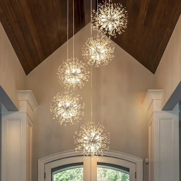 EDISLIVE Calzada Decor 9-Light Chrome Dandelion Firework