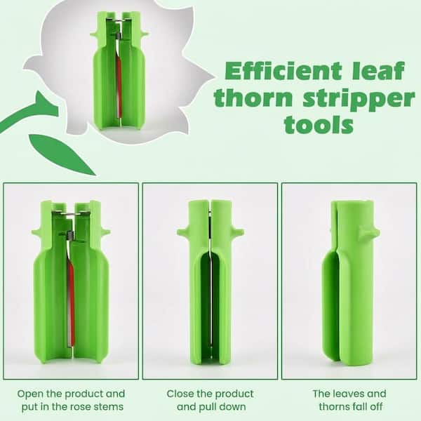 MISOPILY 3 Pieces Rose Thorn Stripper Tool Professional Floral