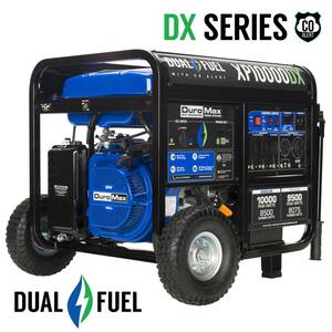 DUROMAX 12000/9500-Watt Dual Fuel Electric Start Gasoline/Propane ...