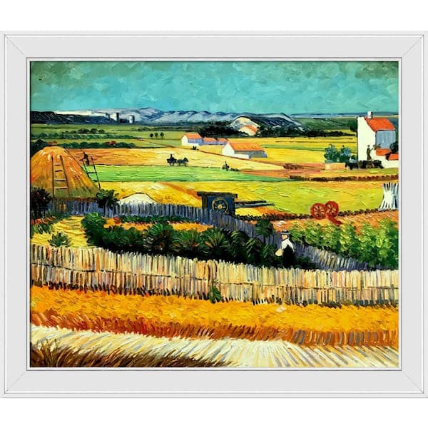 LA PASTICHE The Harvest - VG by Vincent Van Gogh Galerie White Framed ...