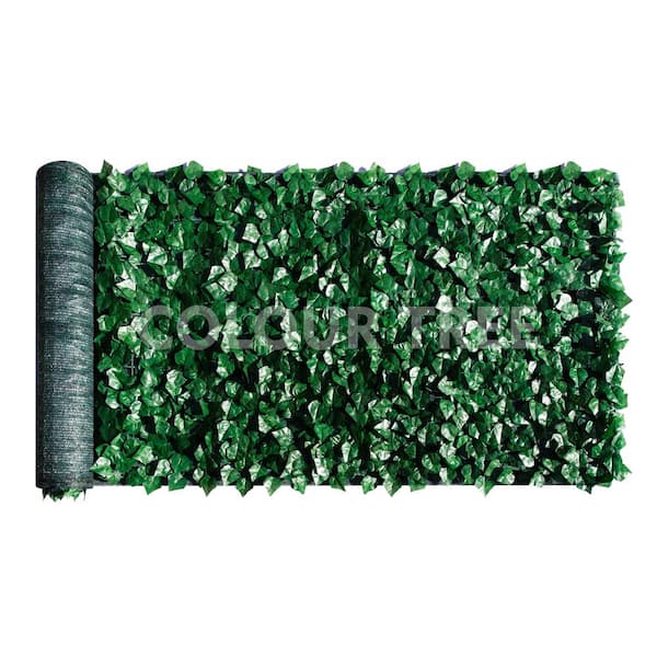 COLOURTREE 39 in. Artificial x 118 in. Artificial Faux Ivy Leaf Vines Indoor/Outdoor Privacy Fencing Roll