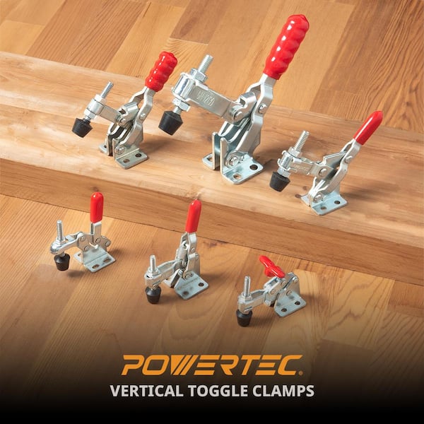 500 lbs. Vertical Quick Release Toggle Clamp, 4-7/8 in. Max Opening (4-Pack)