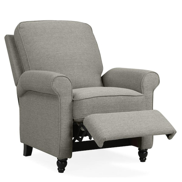 ProLounger Dove Gray LinenLike Fabric Push Back Recliner ChairA177481