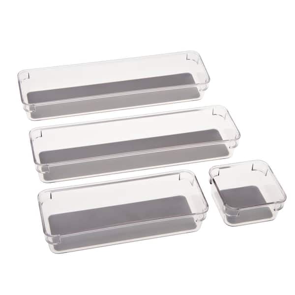 4-Pack Multipurpose Drawer Organizers