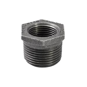 1 in. x 3/4 in. Black Malleable Iron Hex Bushing Fitting