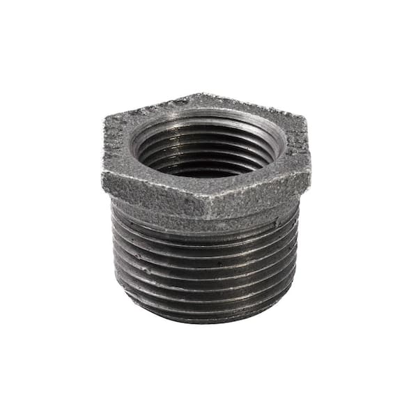 Southland 1 in. x 3/4 in. Black Malleable Iron Hex Bushing Fitting