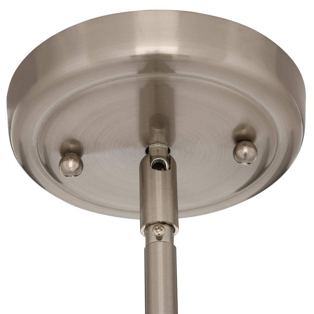 Sea Foam Pewter Mini Pendant Light with Bowl Shade