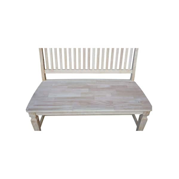 Umstead solid wood deals bench