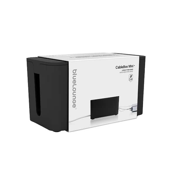 Bluelounge CableBox Mini with Surge Protector, Black