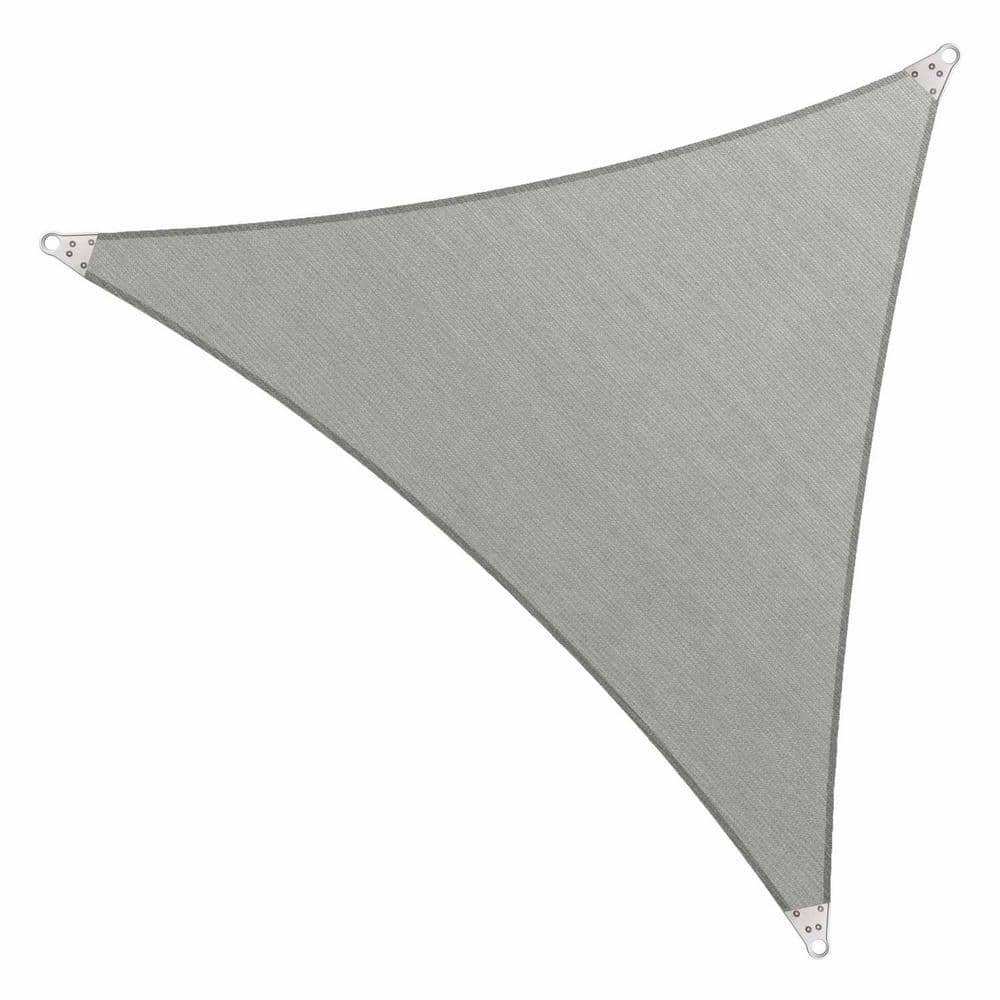 26 ft. x 26 ft. x 26 ft 260 GSM Reinforced (Super Ring) Gray Triangle Sun Shade Sail Screen Canopy for Patio and Pergola price history on PriceWatchPro