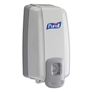 NXT Instant Hand Sanitizer Dispenser, 1000 ml, 5-1/8 in. W x 4 in. D x 10 in. H, WE/Gray