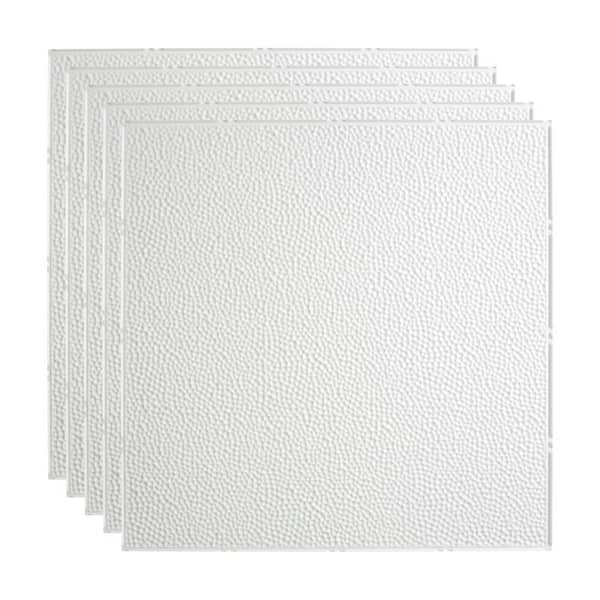Border Fill 2 ft. x 2 ft. Gloss White Lay-In Vinyl Ceiling Tile (20 sq. ft.)