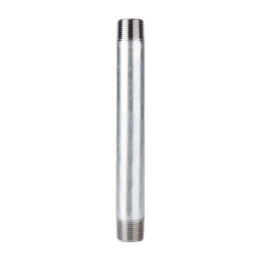 STZ x 10 Galvanized Steel Nipple PDG N1X10 The Home Depot
