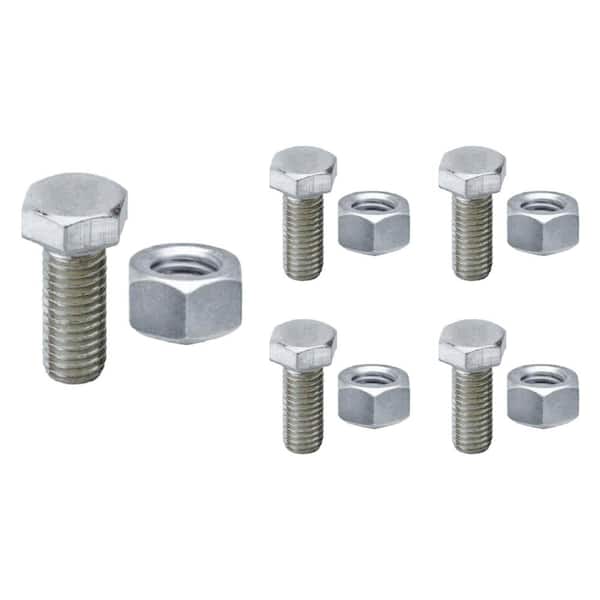 NEWHOUSE ELECTRIC 1/2 in. Hex Bolt and Nut - Strut Channel, 10 Pack (5 Bolt + 5 Nut)