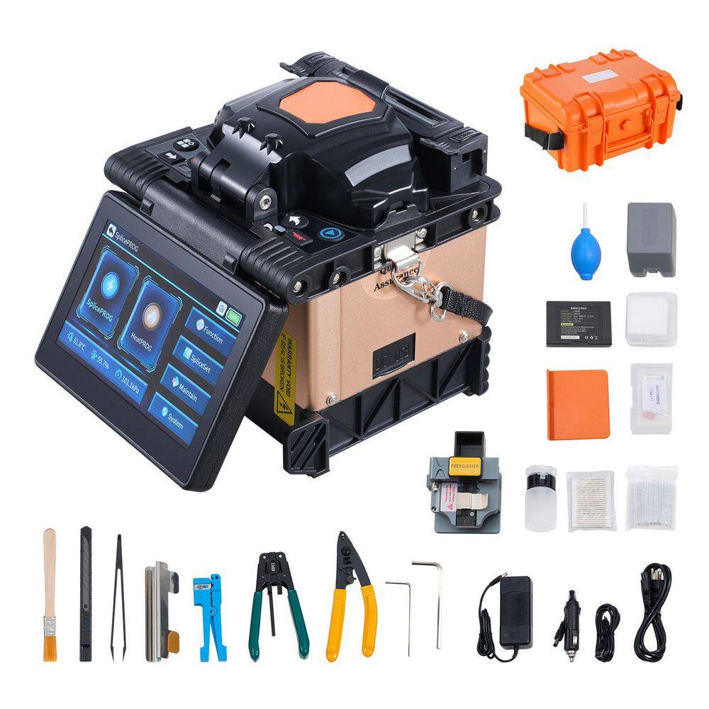 Fiber Fusion Splicer 4 Motors, 7,800mAh Clad Alignment Fiber Splicer 6s Splicing & 13s Heat, 5 in. Screen, 3 in 1 Holder price history on PriceWatchPro