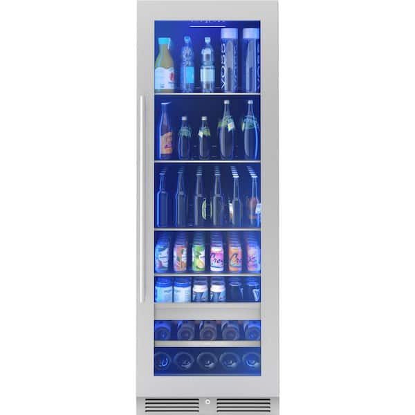 Zephyr Presrv 24 in. 14-Bottle and 266-Can Single Zone Full Size Beverage Cooler