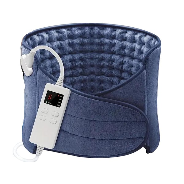 Aoibox Ultra Soft Electric Heating Pad Lumbar with 6-Heating Setting for Back and Cramp Relaxation
