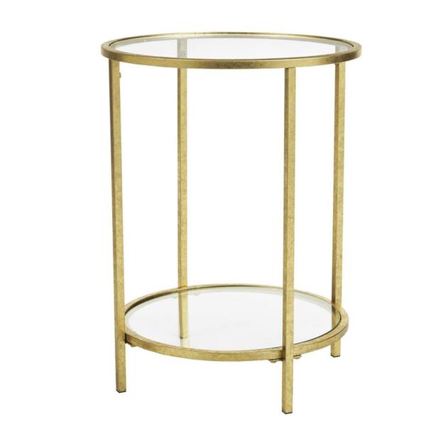 Home Decorators Collection Bella Round, Round Glass Accent Table