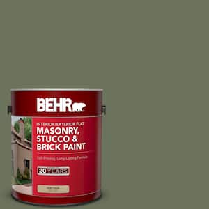 1 gal. #MS-54 Frontier Trail Flat Interior/Exterior Masonry, Stucco and Brick Paint