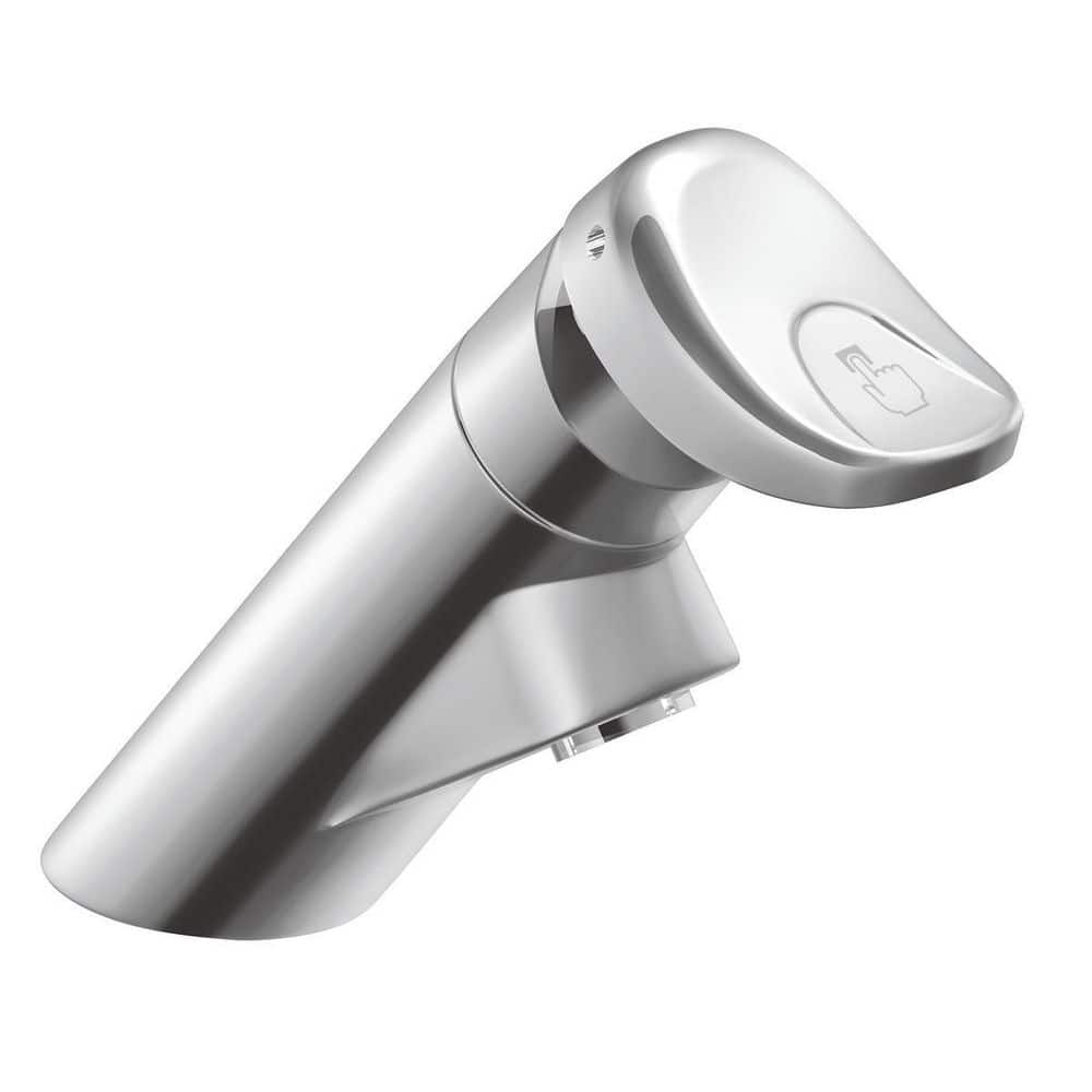 Chrome Commercial Single Handle Bathroom Faucet