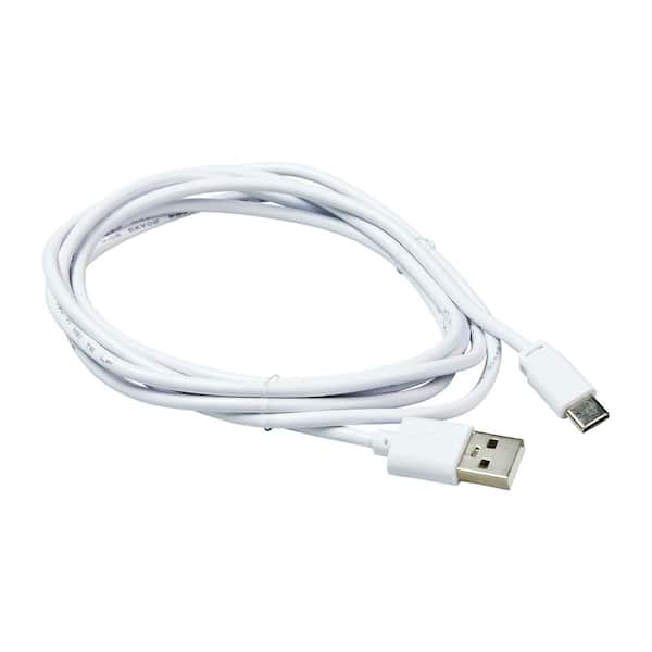 Generation Lighting Disk Lighting 72 in. White Connector Cord