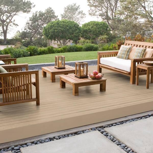 BEHR PREMIUM 1 qt. #BXC-07 Palomino Tan Solid Color Waterproofing