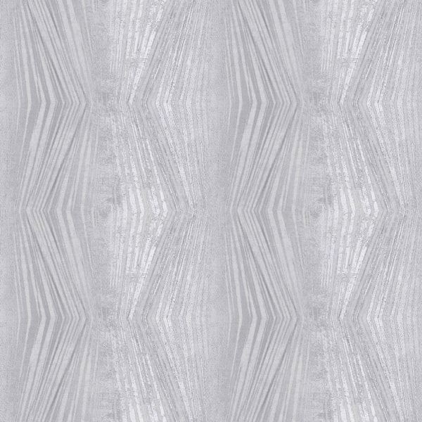 Graham & Brown Vermeil Stripe Silver/Gray Wallpaper Sample
