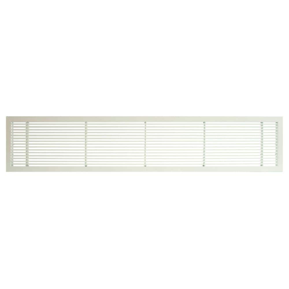 AG10 Series 6 in. x 12 in. Solid Aluminum Fixed Bar Supply/Return Air Vent Grille, White-Matte price history on PriceWatchPro