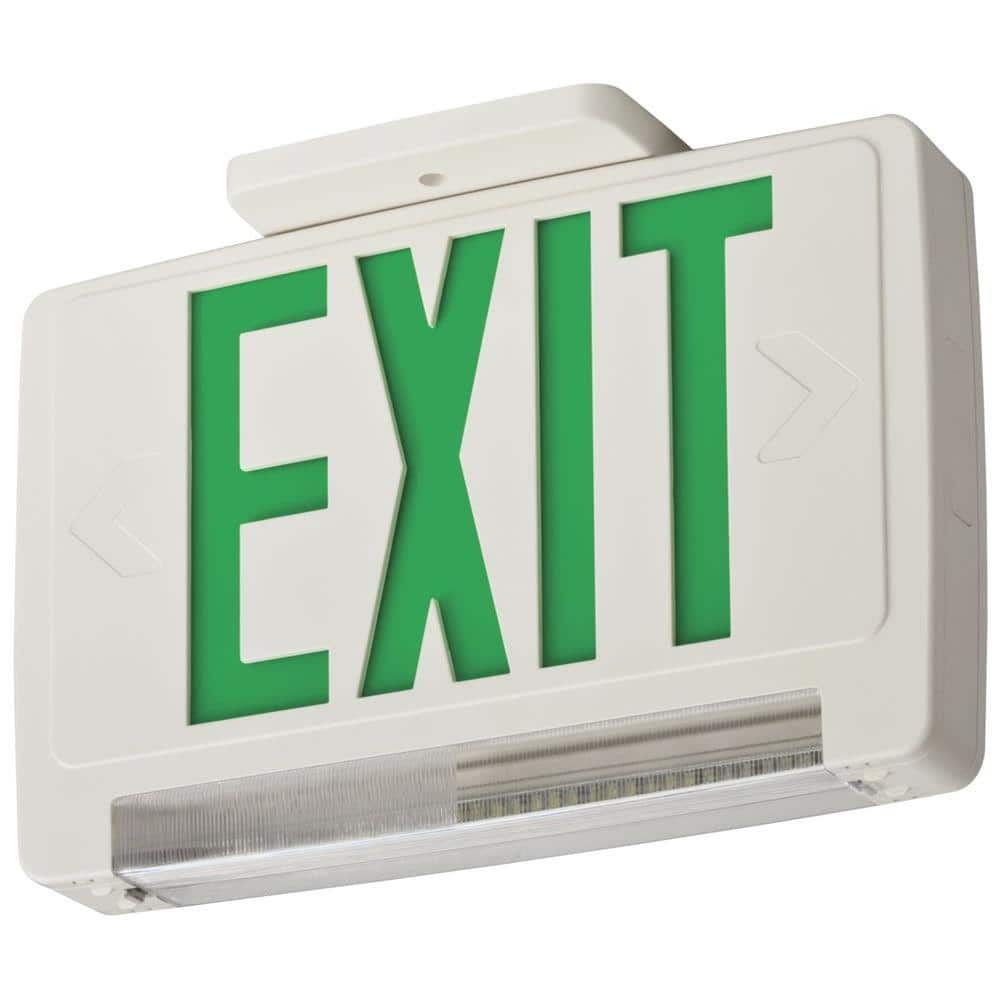 UPC 784231874943 product image for Thermoplastic LED Integrated Emergency Exit Sign/Fixture Unit Combo | upcitemdb.com