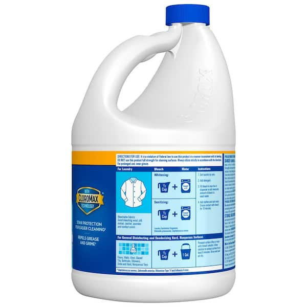 Clorox 81 oz. Concentrated Regular Disinfecting Liquid Bleach Cleaner  (6-Pack) C-311934849-6 - The Home Depot