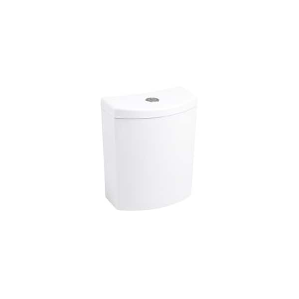 KOHLER Persuade Curv 1.0/1.6 GPF Dual Flush Toilet Tank Only in White