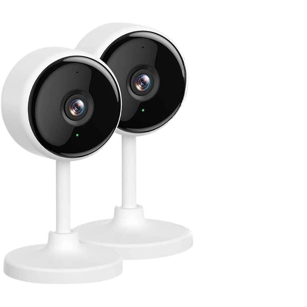 2K Indoor Security Camera with Night Vision, Motion Detection, 2-Way Audio,