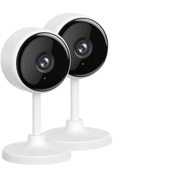 2K Indoor Security Camera with Night Vision, Motion Detection, 2-Way Audio, WiFi, Alexa Compatible