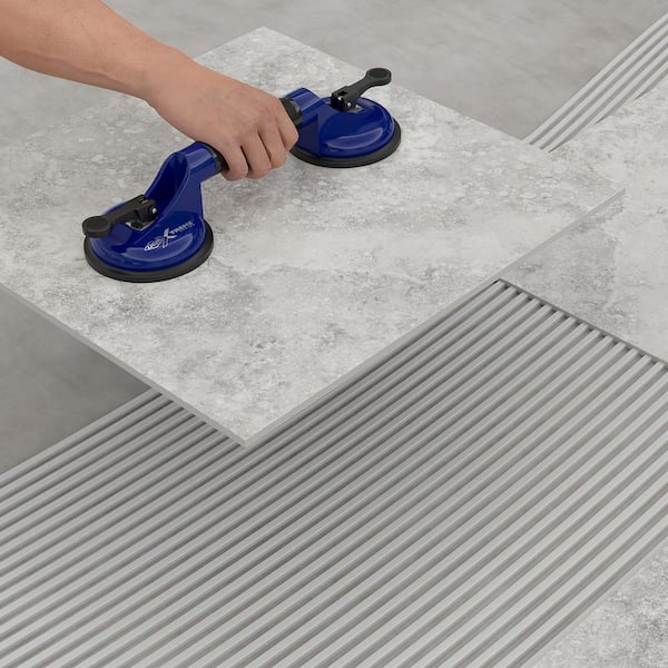 Xtreme 15 in. Double Suction Cup Tile Tool for Large Format Tile