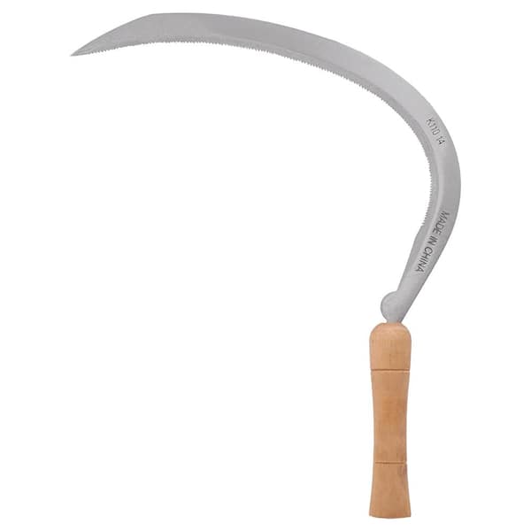 Landscape Scythe with Serrated Curved Blade, 20 in.