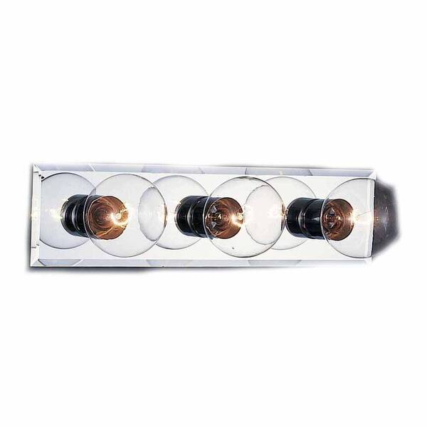 Filament Design Lenor 3-Light Chrome Bath Vanity Light