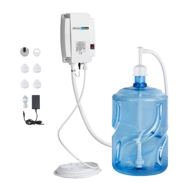 Five Gallon Bottled Water Dispenser Pump System, Automatic Electric Water Jug Pump, Single Inlet, Coffee/Tea Machine