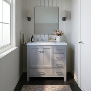 Cambridge 36 in. W Vanity Cabinet Only in Grey
