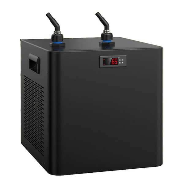 500L 1/2HP 115V Water Chiller with Titanium Coil, 1 Occupancy, 1 Jet, for Aquarium Hydroponic Ice Bath