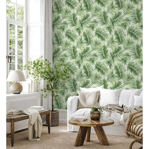 Escape Route Aloe Palm Vinyl Peel and Stick Wallpaper Roll (Covers 30.75 sq. ft.)