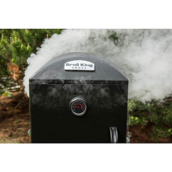 The Vertical Smoke 923610 King - Home Depot Black Broil Charcoal in Smoker