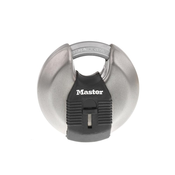 Ball Bearing Locking  Steel  Shrouded Shackle Padlock 71649236327 Master Lock  3-1/8 in